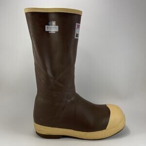 XTRATUF 15" Legacy Boot Steel Toe Mens Size 9 Brown Rubber Insulated Tall Work